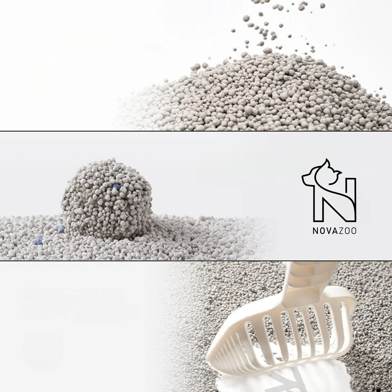 ŻWIREK BENTONITOWY NATURALNY 5L NOVAZOO PREMIUM - obrazek 4