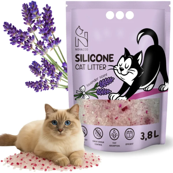 ŻWIREK SILIKONOWY LAWENDOWY 3.8L NOVAZOO PREMIUM